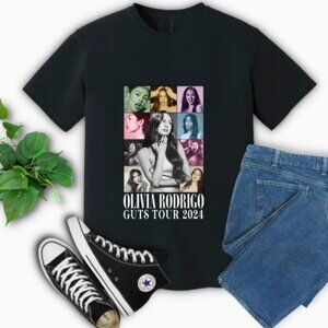Olivia Rodrigo Guts World Tour 2024 Concert T-Shirt